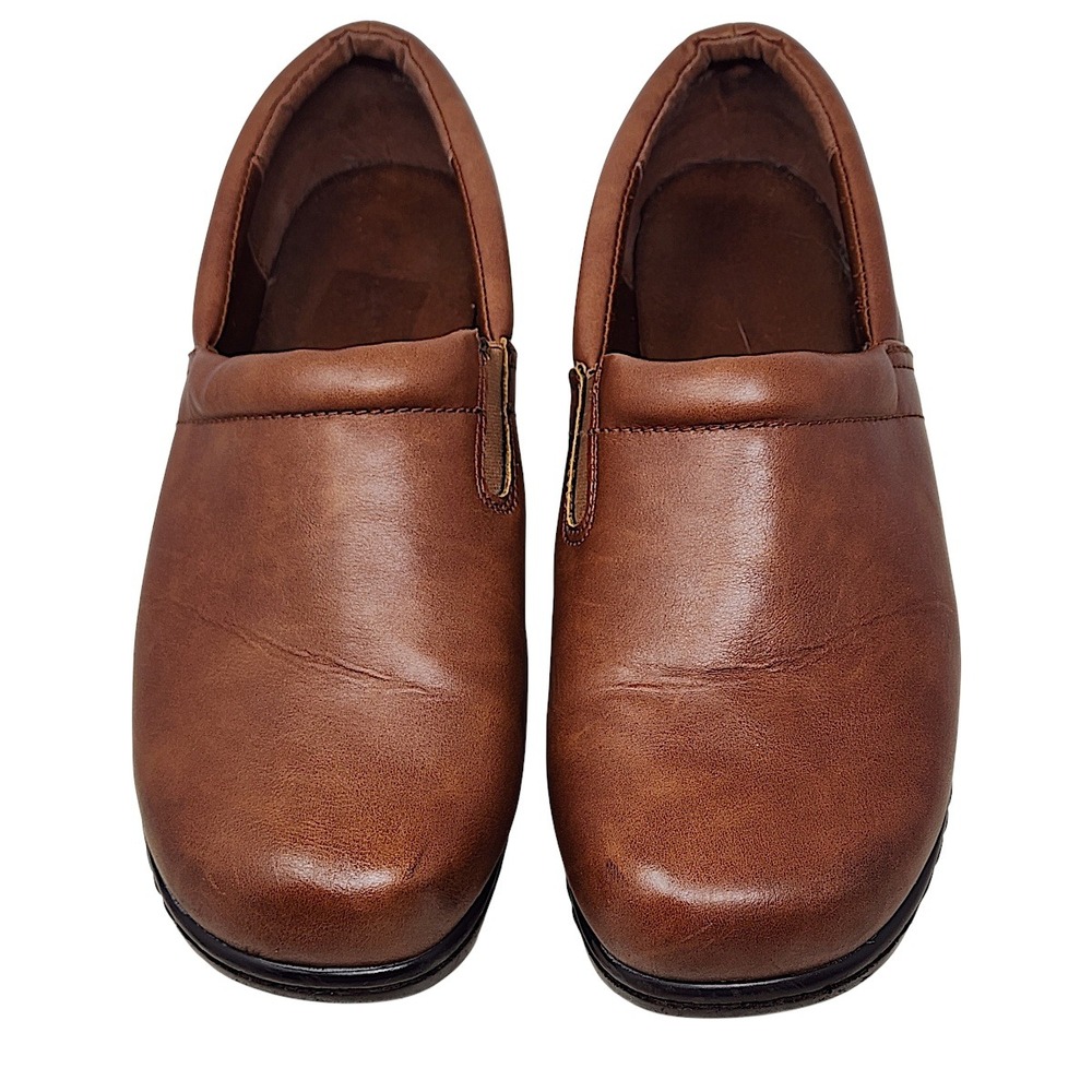 Cloudwalkers Clogs 11W Womens Barrow Brown Slip On Comfort Work Shoes Nursing - Picture 9 of 14
